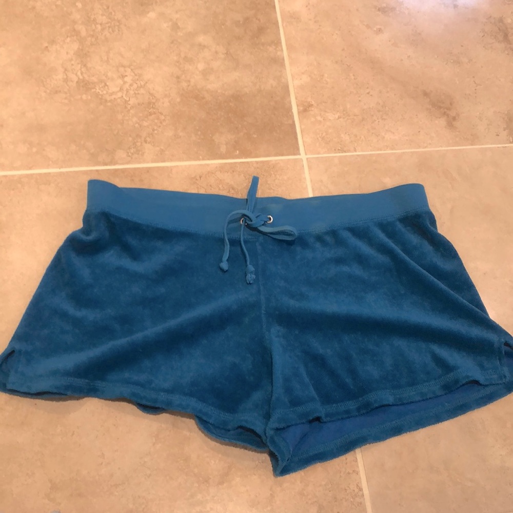 Vintage y2k Juicy Couture Blue Terry Shorts vintage